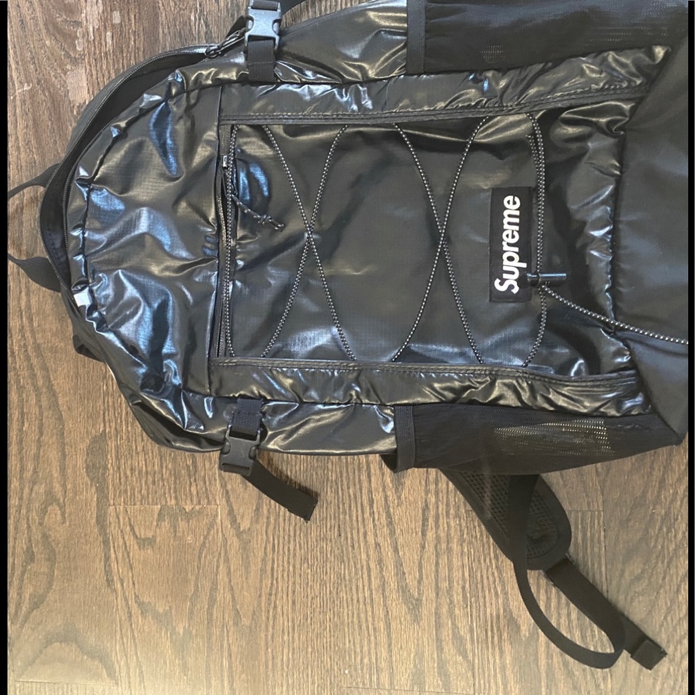 Supreme black backpac